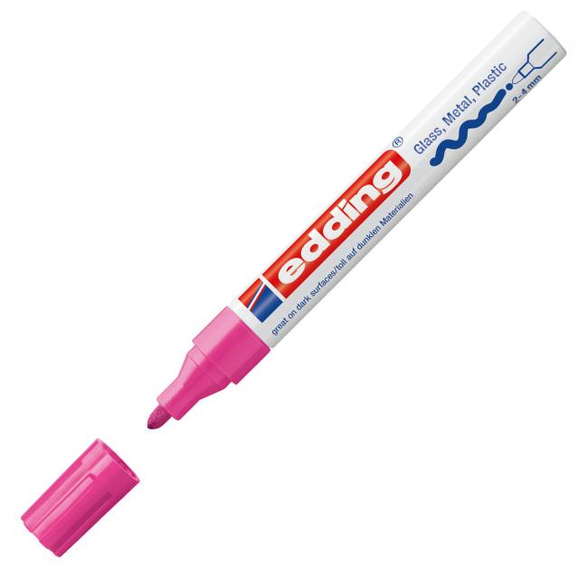 Lakový popisovač edding 750 růžový (Smluvní)