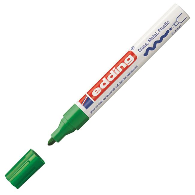 Lakový popisovač edding 750 zelený (Smluvní)
