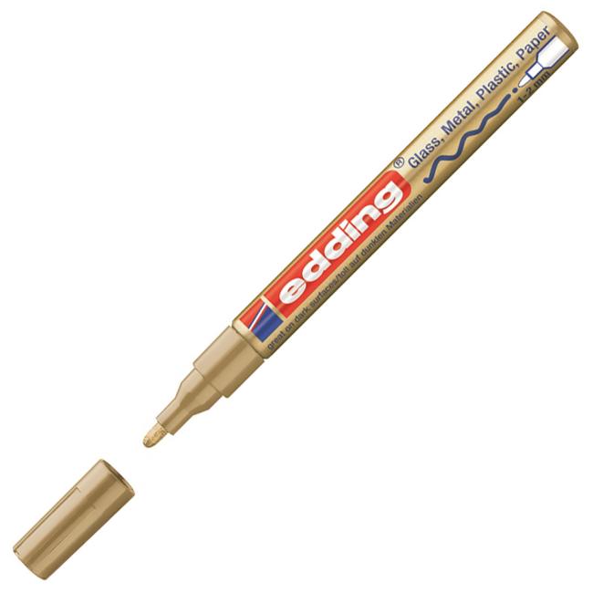 Lakový popisovač edding 751 zlatý (Smluvní)