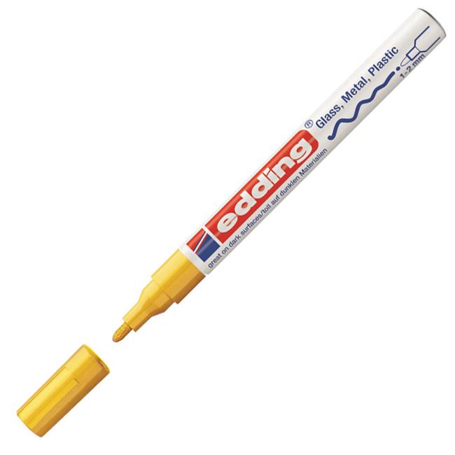 Lakový popisovač edding 751 žlutý (Smluvní)