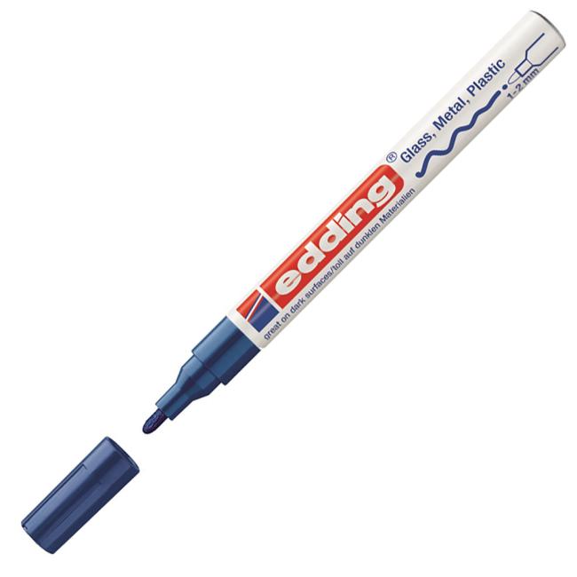 Lakový popisovač edding 751 modrý (Smluvní)