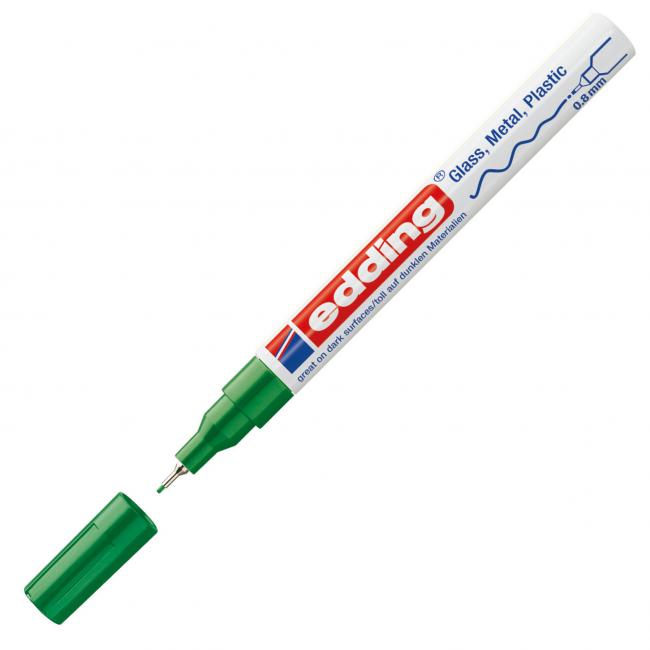 Lakový popisovač edding 780 zelený (Smluvní)