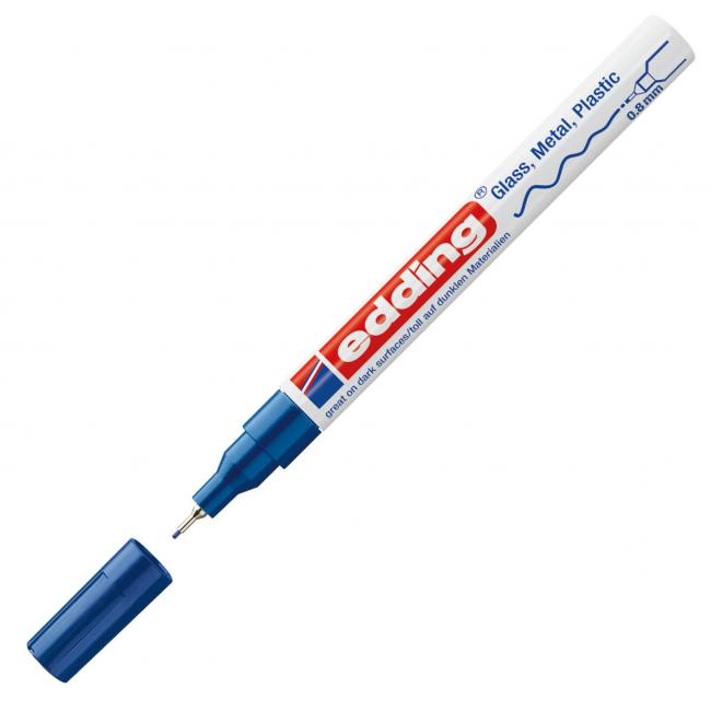Lakový popisovač edding 780 modrý (Smluvní)