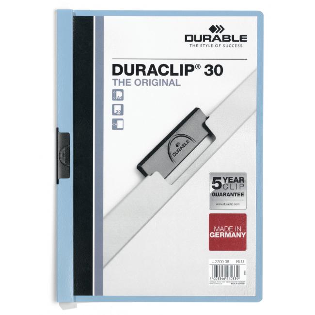 Obal s klipem DURACLIP Original 30 světle modrý (Smluvní)