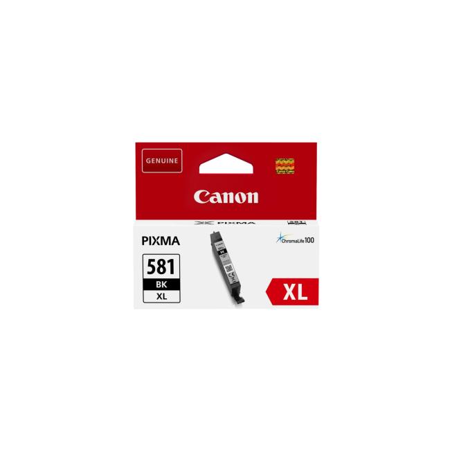 Inkoustová náplň Canon CLI-581BK pro TS6150/TS8150/TR7550/TR8550 black XL (2.280 str.)