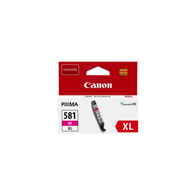 Inkoustová náplň Canon CLI-581M pro TS6150/TS8150/TR7550/TR8550 magenta XL (466 str.)