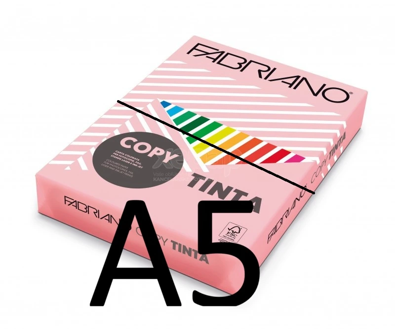 [FA011318-C] Papier xerografický COPY TINTA pastelový ružový Rosa A5/80g/500ks (Contracted)