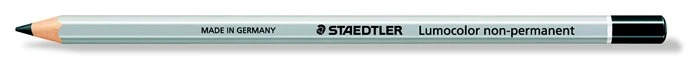 [TS1089-C] Barevná tužka, šestihranná, na všechny povrchy, nepermanentní, (omnichrom) STAEDTLER 108 černá (Contracted)