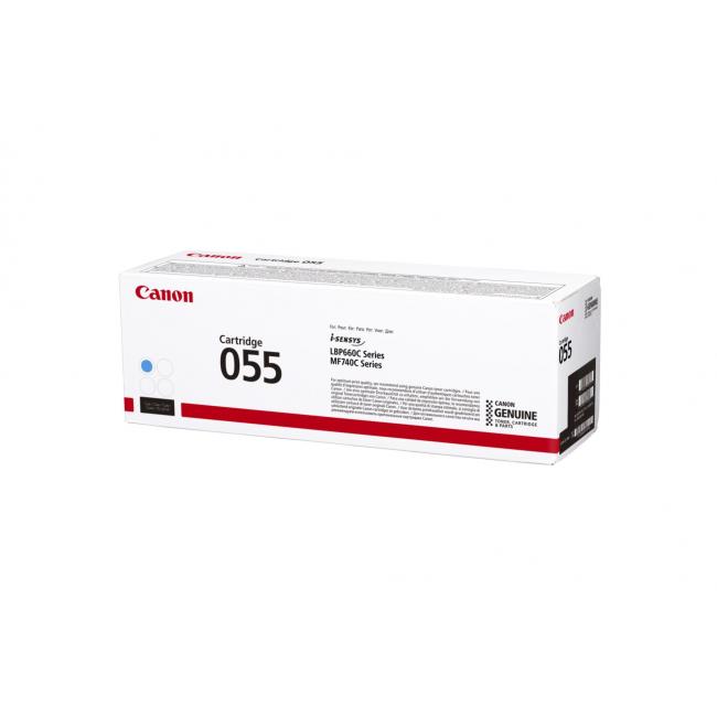 Toner Canon CRG-055 cyan (2.100 str.) pro i-SENSYNS LBP663Cdw/ MF742Cdw