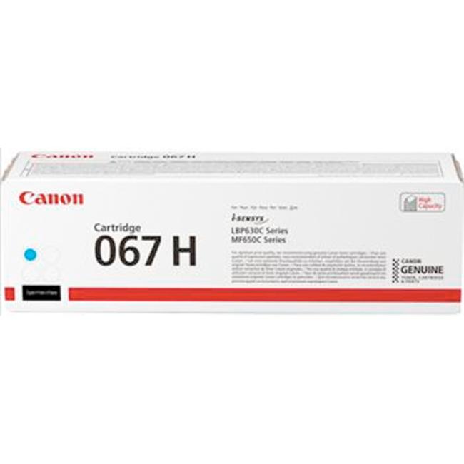 Toner Canon CRG-067H cyan (2.350 str.) pro i-SENSYS MF651Cw/655Cdw/657Cdw, LBP631Cw/633Cdw