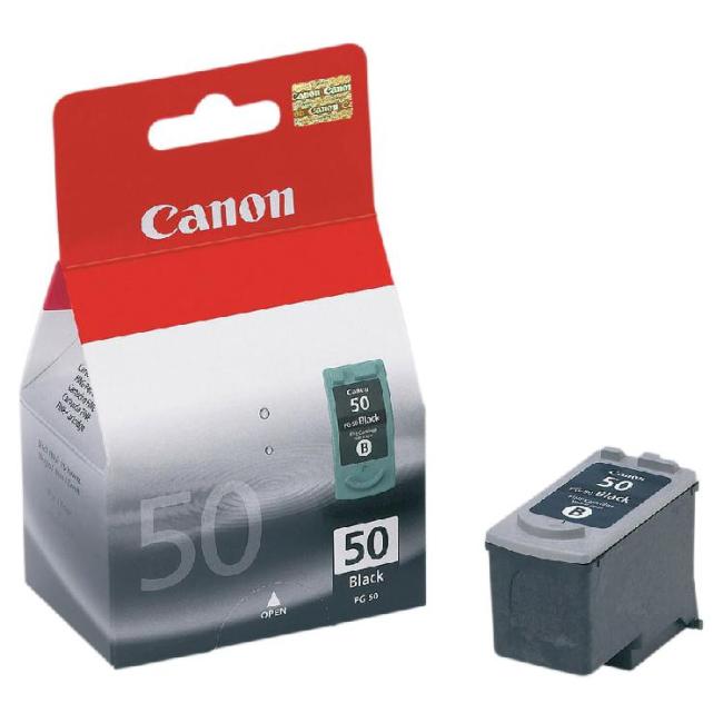 [CA160050] Inkoustová náplň Canon PG-50 pro MP 150/160/170/180/450/460/ iP 2200/ MX300 black (545 str.)