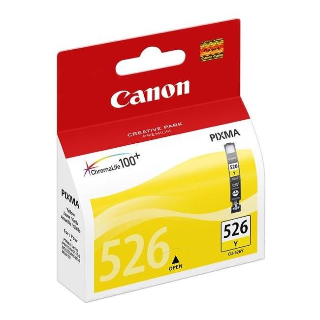 Inkoustová náplň Canon CLI-526 pro MG 5150/5250/6150/8150 yellow (450 str.)