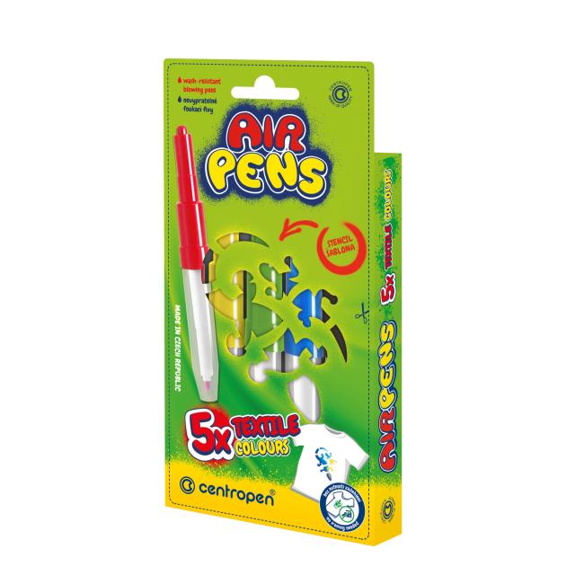 [CE153905] Foukací fixy na textil Centropen 5f