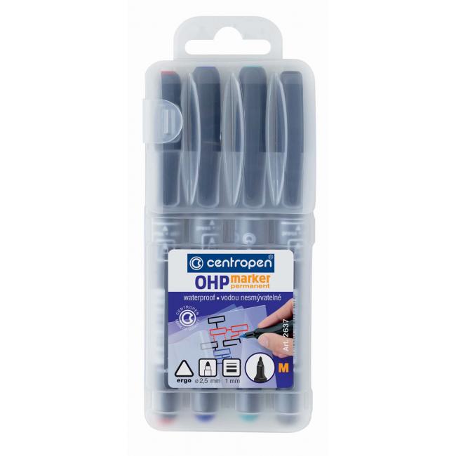 Sada popisovačů OHP Centropen 2637 M/4S