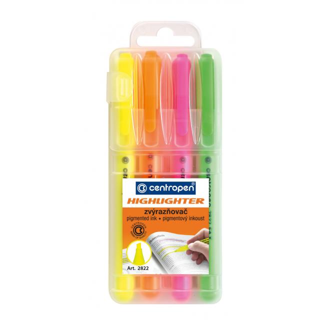 Sada zvýrazňovačů Centropen 2822/4S