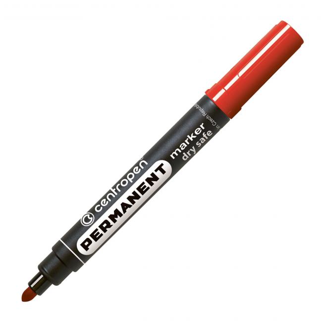 Permanentní popisovač Centropen 8510 červený