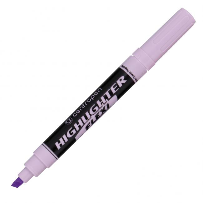 [CE854257] Zvýrazňovač Centropen 8542 Flexi Soft fialový