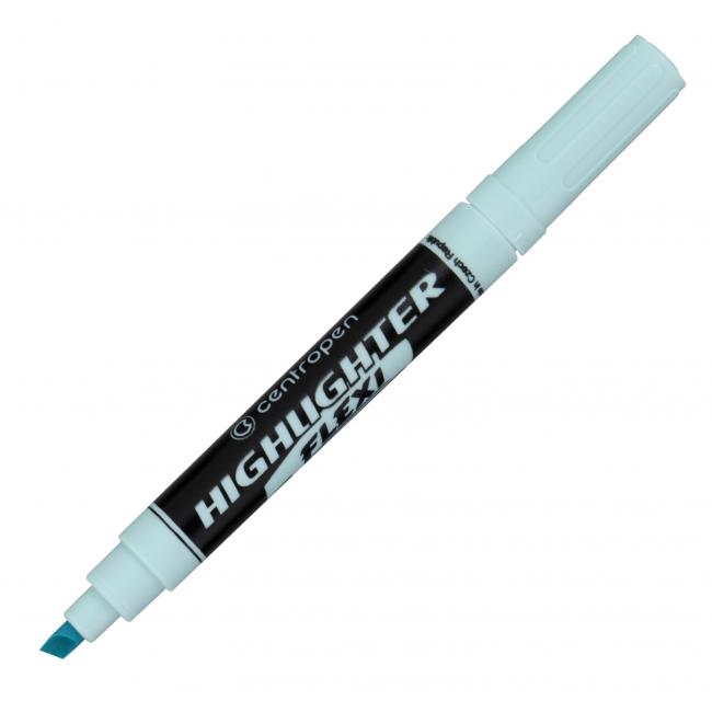 [CE854258] Zvýrazňovač Centropen 8542 Flexi Soft modrý