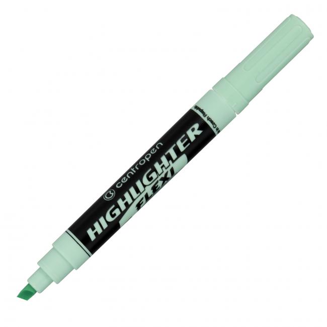 [CE854260] Zvýrazňovač Centropen 8542 Flexi Soft zelený