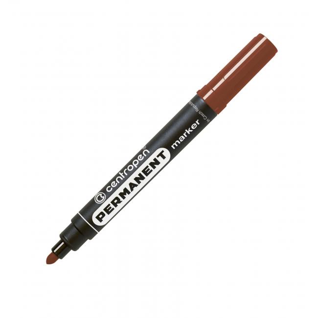 [CE856611] Permanentní popisovač Centropen 8566 hnědý