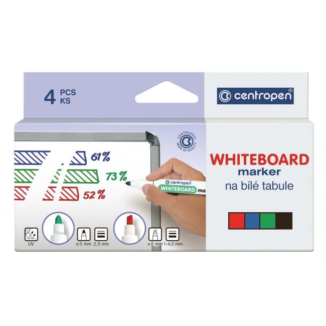 [CE856904] Sada popisovačů na tabule Centropen 8569/4S