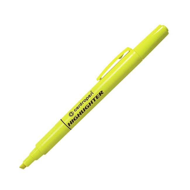 [CE872250] Zvýrazňovač Centropen 8722 žlutý