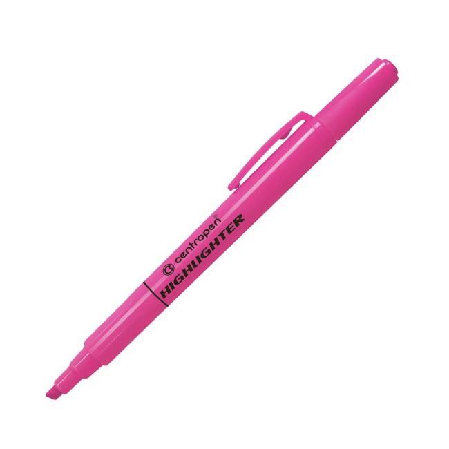 [CE872290] Zvýrazňovač Centropen 8722 růžový