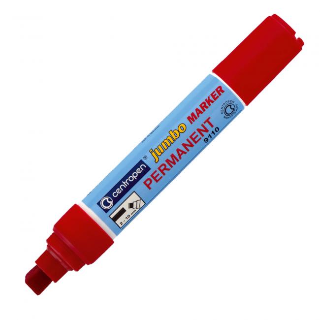 Permanentní popisovač Centropen Jumbo 9110 červený