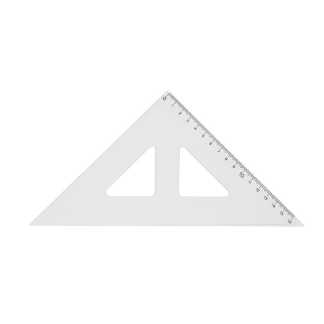[CE950101] Trojúhelník Centropen s kolmicí transparentní