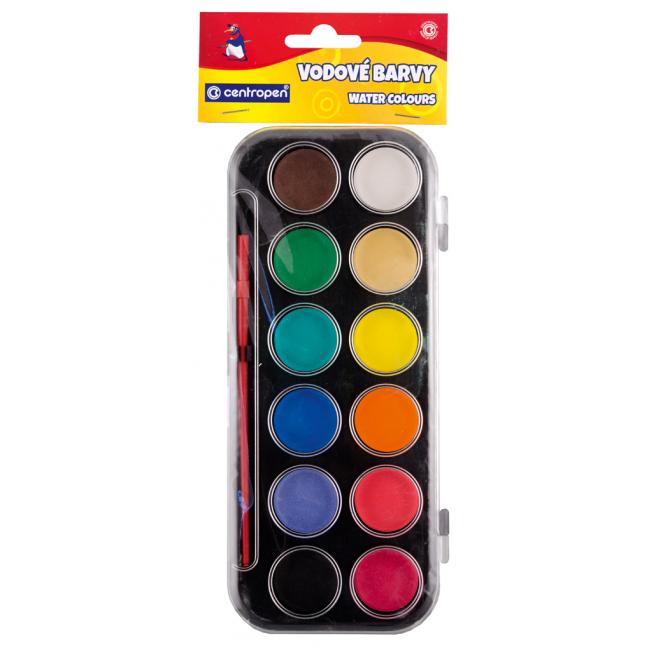 [CE954012] Vodové barvy Centropen 9540/12, 30mm