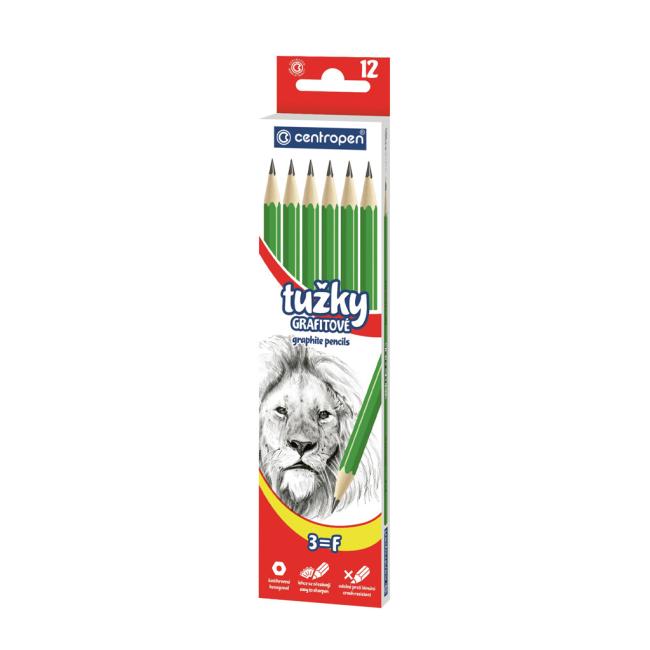 Tužka grafitová CENTROPEN 9510/1 č.3, 12ks