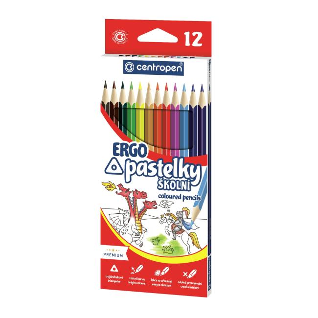 [CE995221] Barvičky trojhranné CENTROPEN 9521/12f