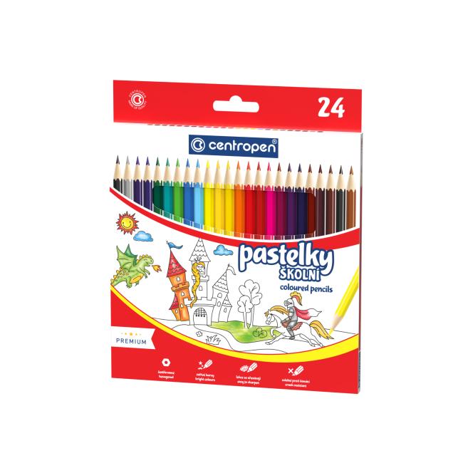 [CE995224] Barvičky šestihranné CENTROPEN 9520/24f