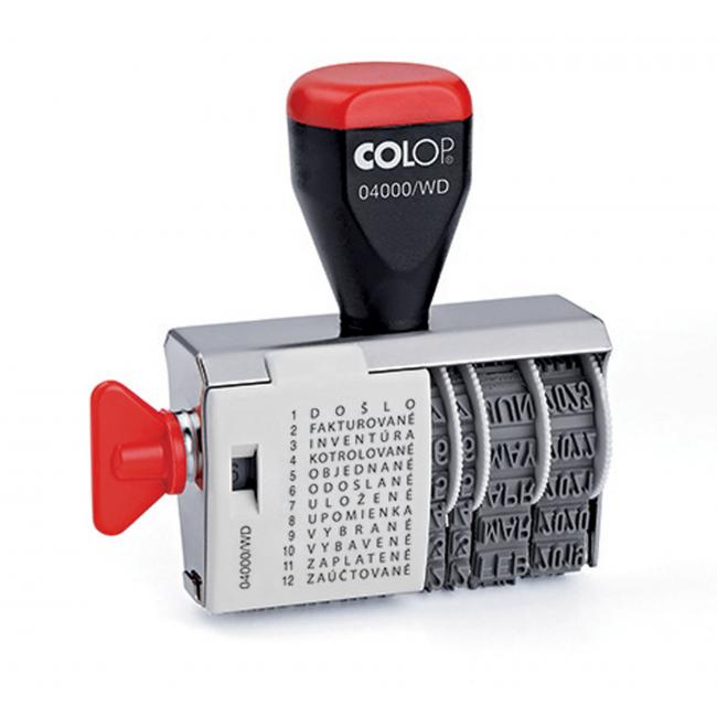 [CO000018] Razítko Colop 04000/WD - 12 slov + datum