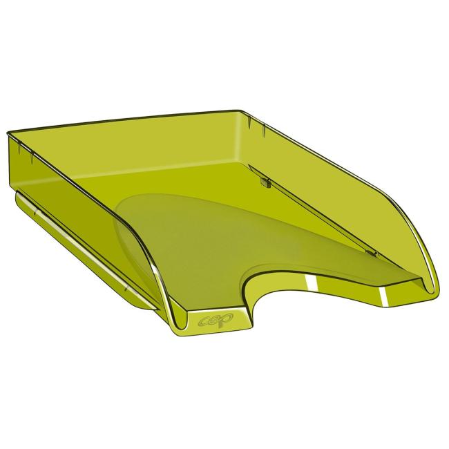 [CP000731] Odkladač Cep Happy transparentní zelený