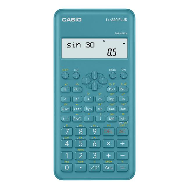 Kalkulačka Casio fx-220 PLUS vědecká modro-zelená