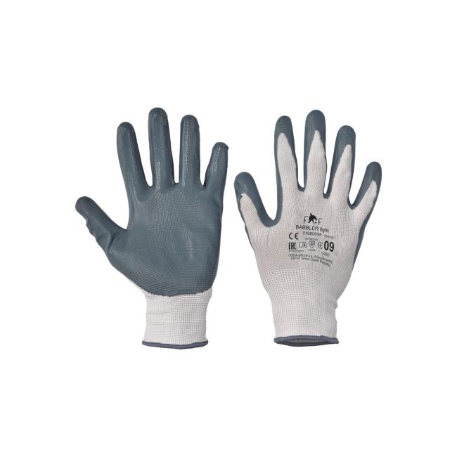 [CV899080] Rukavice nylon nitril BABBLER LIGHT HS-04-001, vel. S 10/XL