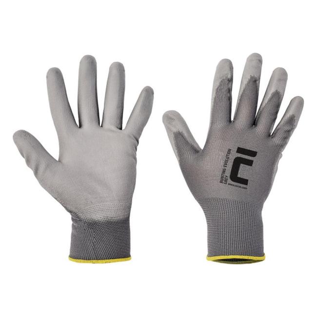 [CV999088] Rukavice polomáčené BUNTING GREY EVOLUTION, vel. S 8/M
