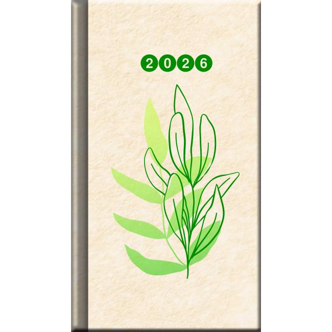 [D133] Diář týdenní FSC A6 8x14 cm - EKO 2026