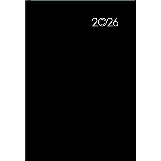 [D52] Diář FALCON denní A5 14,2 x 20,4 cm černý 2026