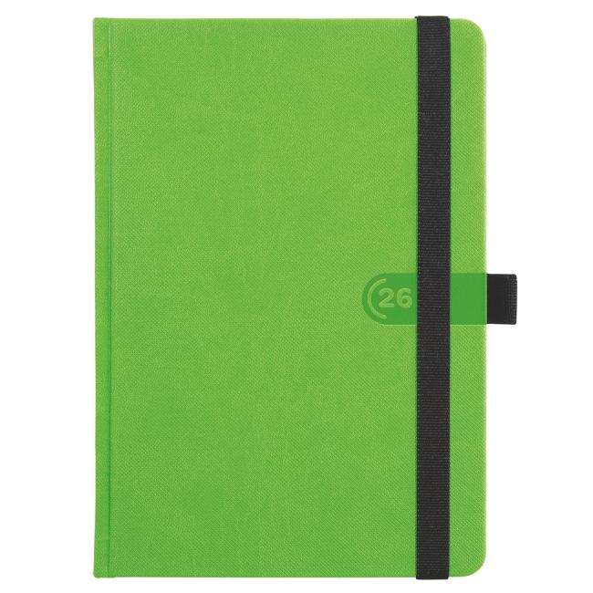 [DA5317] Diary Trendy daily A5 14.8 x 21 cm green 2026