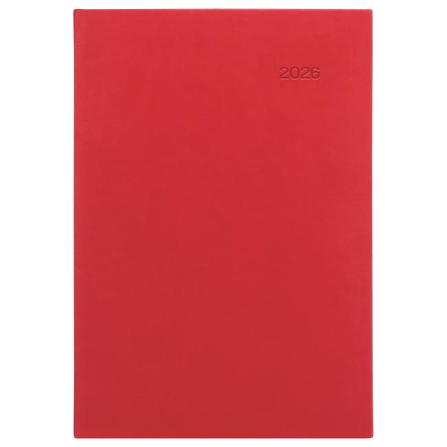 Denní diář Viva A5 14,8 x 21 cm červený 2026