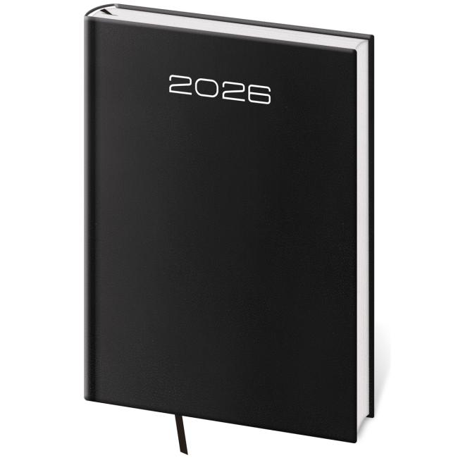 [DK413-1] Diář Old Karachi týdenní B5 17x24 cm černý 2026