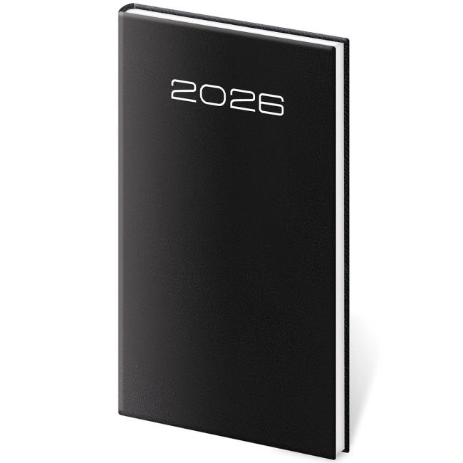 Diář Old Karachi týdenní kapesní černý 2026