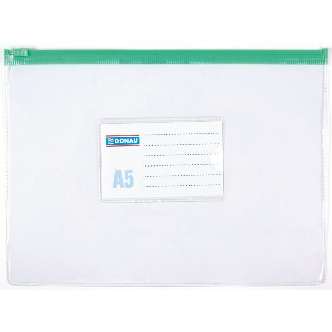 Plastový obal A5 se zipem DONAU