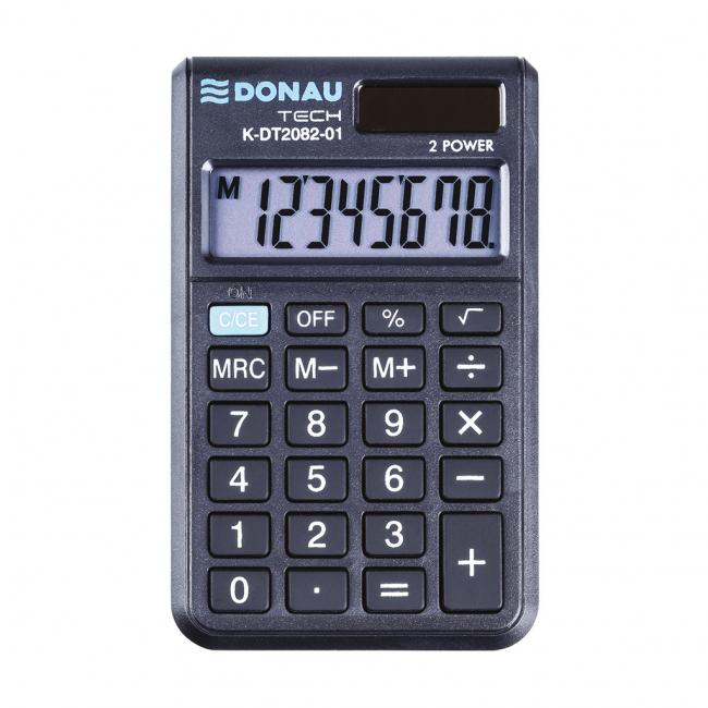 [DO208201] Kalkulačka Donau Tech K-DT2082 černá