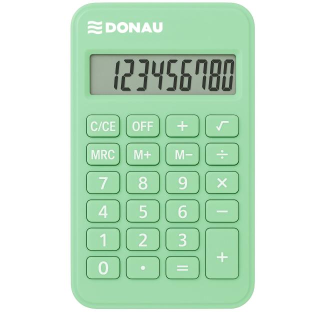 [DO208206] Kalkulačka Donau Tech K-DT2082 zelená