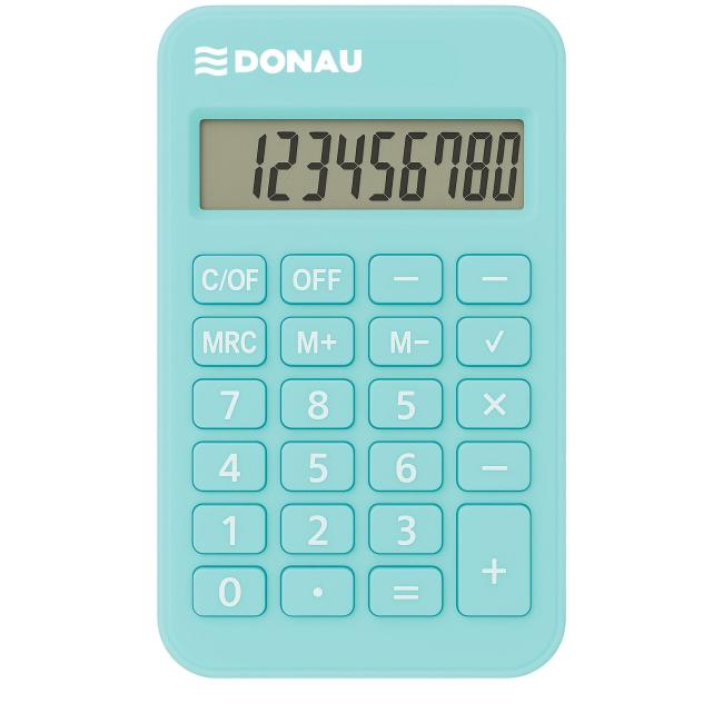 [DO208217] Kalkulačka Donau Tech K-DT2082 tyrkysová