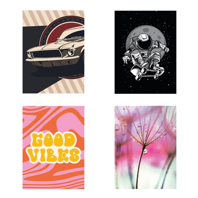 Sešit 564, A5, linkovaný, 70 g, mix motivů