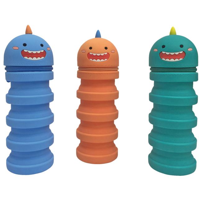 [DO322243] Pouzdro na pero DONAU Pop-Up Monster silikonové 12,7-19,7 mm mix barev